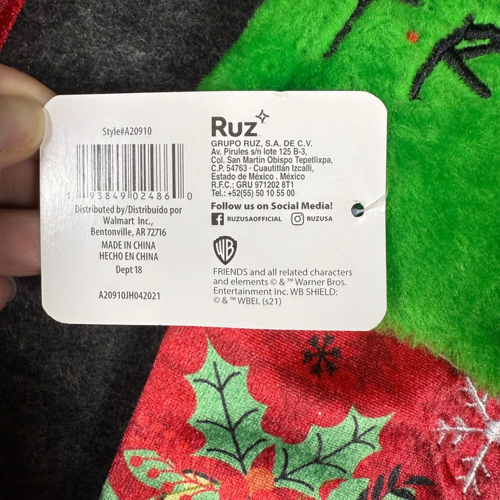 NWT Friends The Television Series Christmas Stocking Set - Picture 6 of 8